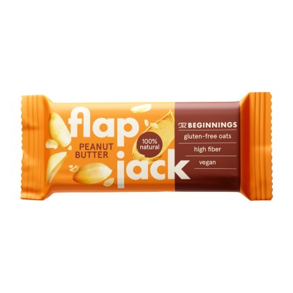 Овесен бар флапджак The Beginnings Flapjack Фъстъчено масло, 60 гр.