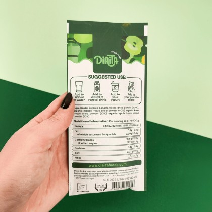 Лиофилизирано органично смути DIAITA, Green Vitality