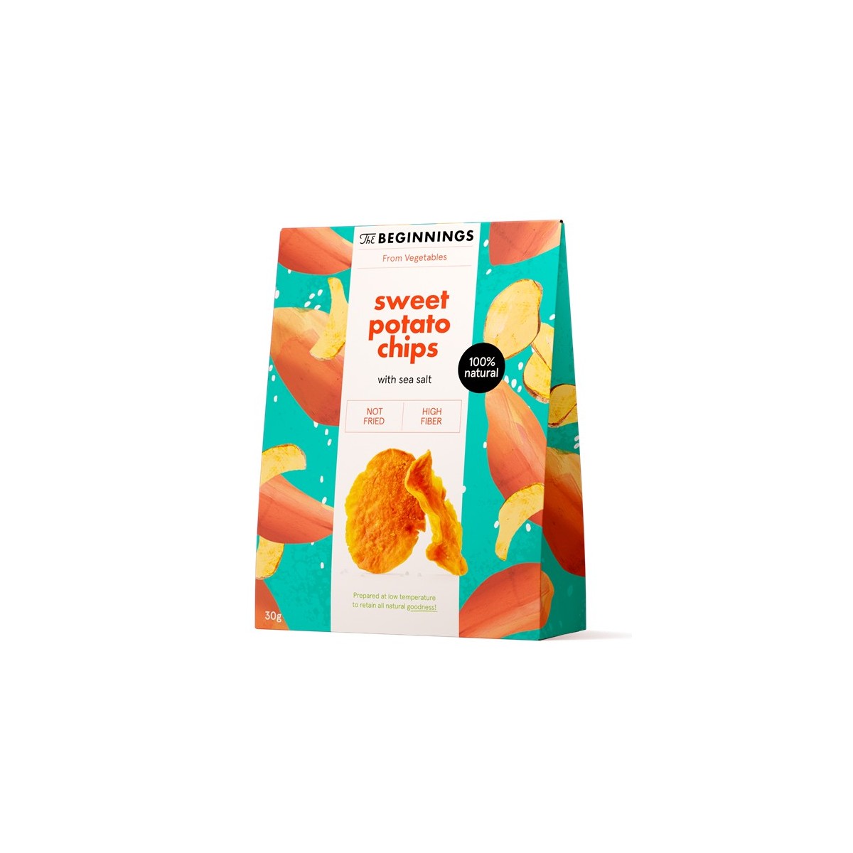 Натурален чипс The Beginnings Складък картоф, 30 гр.