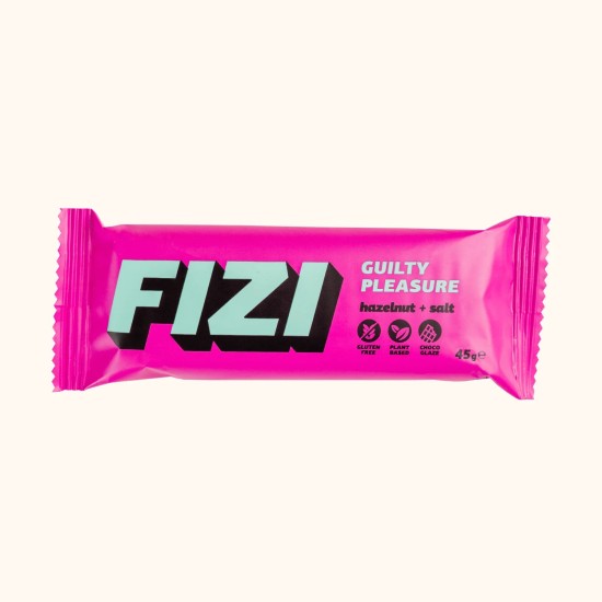 Веган бар Fizi, Guilty Pleasure, Солен лешник, 45 гр.
