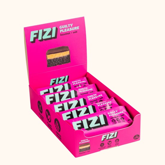 Веган бар Fizi, Guilty Pleasure, Солен лешник, 45 гр. 2