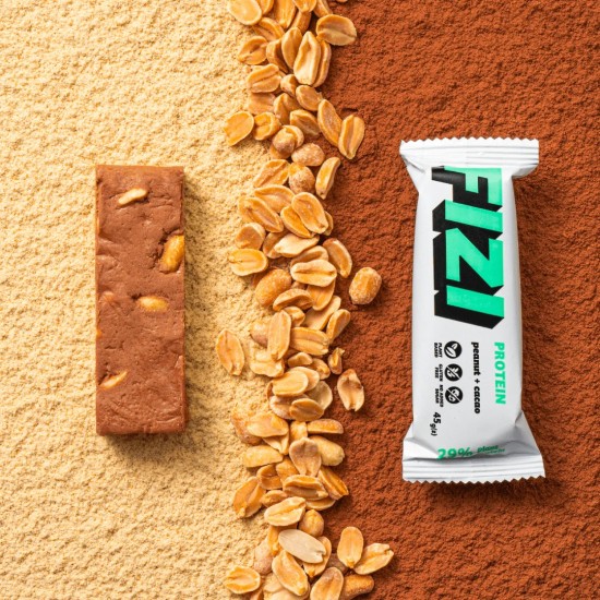 Протеинов бар FIZI, Фъстъци с какао, 40 гр. 2