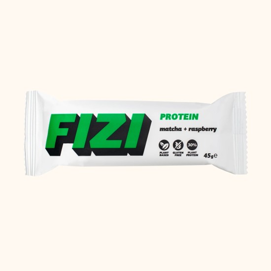 Протеинов бар FIZI, Матча с малини, 40 гр.