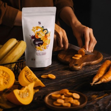 Лиофилизиран микс за смути NUTRIBOOM Glory - банан, тиква, морков
