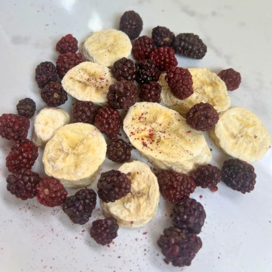 Лиофилизиран микс за смути NUTRIBOOM Glow - банан, къпина, кокос 2