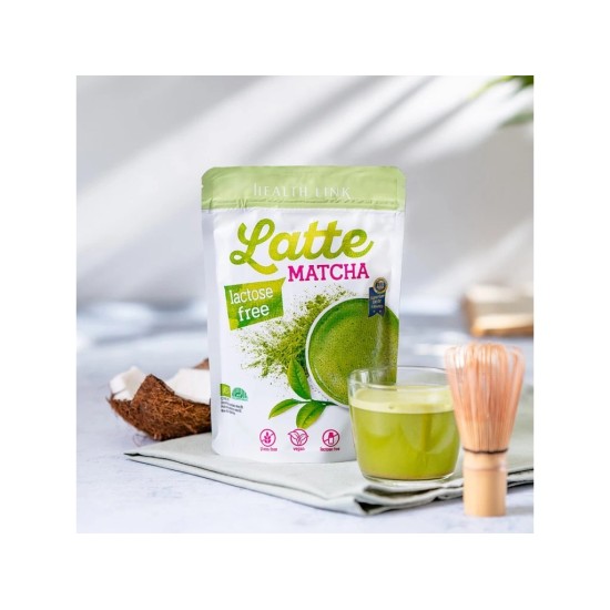 Био лате с матча на прах Health Link, 300 гр. 2