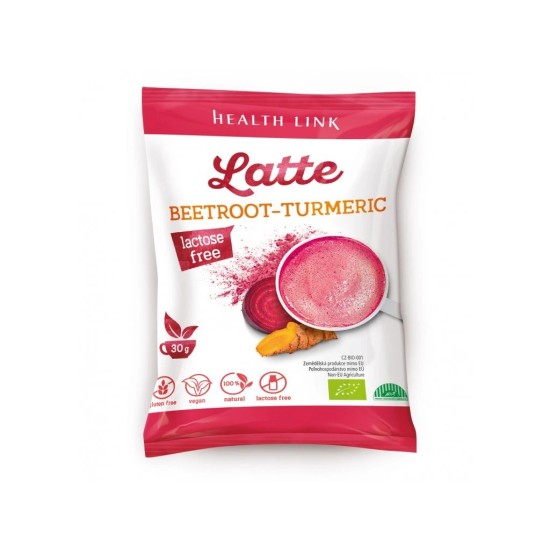 Био лате с цвекло и куркума Health Link, 300 гр.