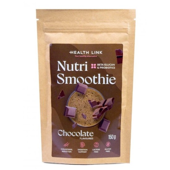 Био лате Oat Nutri Smoothie с натурален шоколадов аромат Health Link, 150 гр.