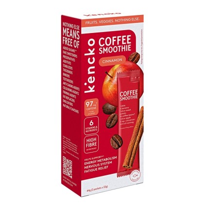 Лиофилизирано смути Kencko Coffee Smoothie Cinnamon, 2 бр. 