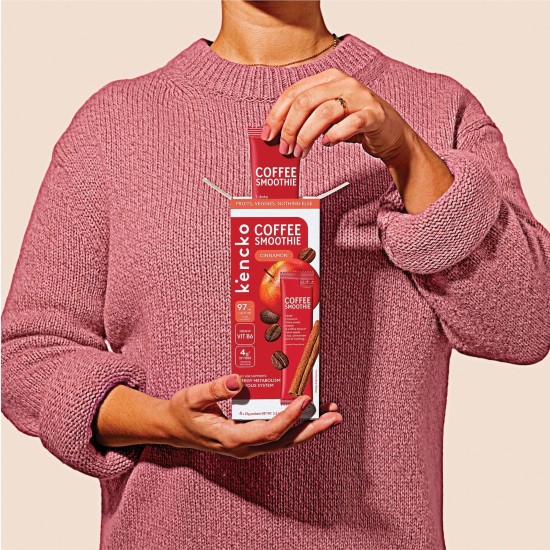 Лиофилизирано смути Kencko Coffee Smoothie Cinnamon, 2 бр.  2