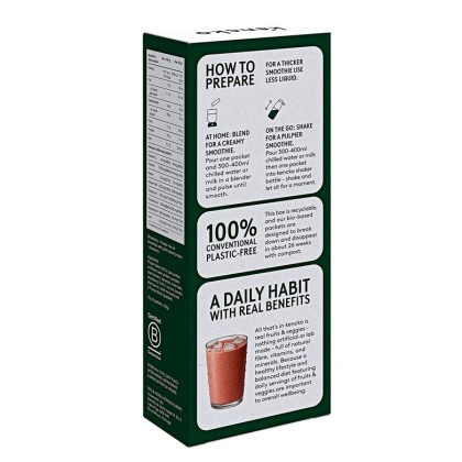 Лиофилизирано смути Kencko Performance Smoothie Strawberry, 2 бр. 