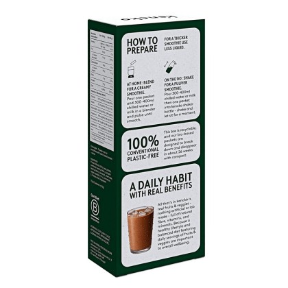 Лиофилизирано смути Kencko Performance Smoothie Chocolate, 2 бр. 