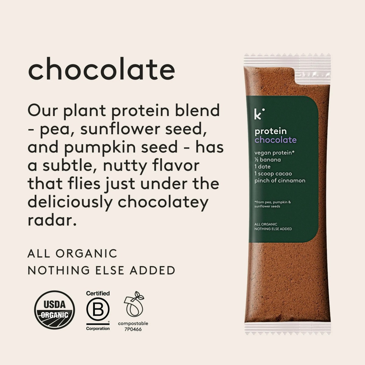 Лиофилизирано смути Kencko Performance Smoothie Chocolate, 2 бр. 