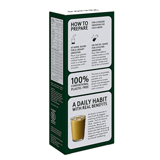 Лиофилизирано смути Kencko Performance Smoothie Matcha, 2 бр.  2
