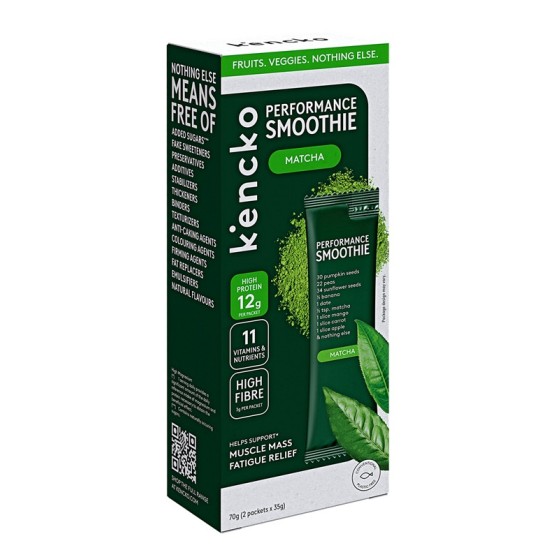 Лиофилизирано смути Kencko Performance Smoothie Matcha, 2 бр. 