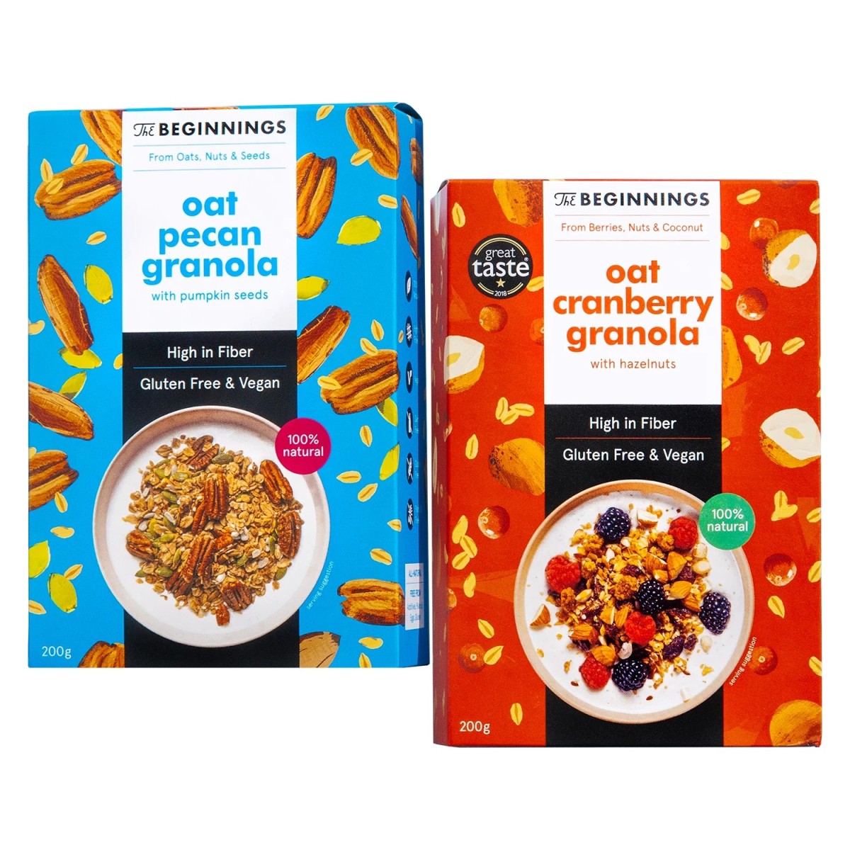 Стартов пакет The Beginnings Berry & Nut Granola, 2 бр.