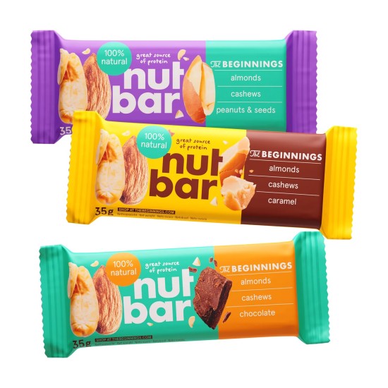 Стартов пакет The Beginnings Best Seller Nut Bar, 6 бр.