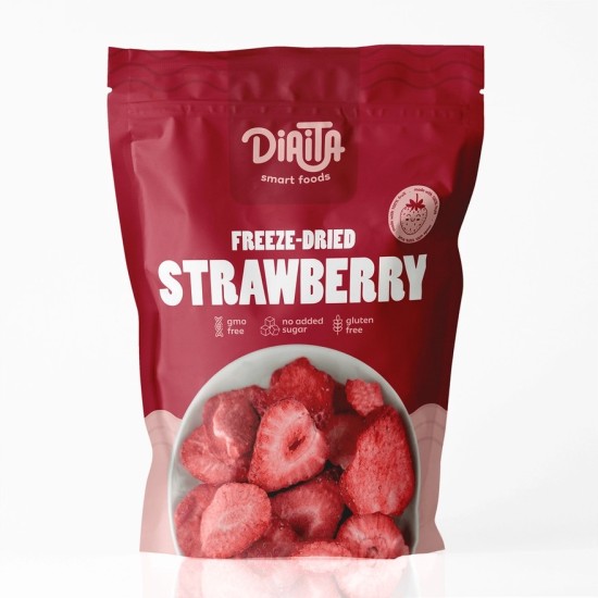 DIAITA Strawberry Snack - Лиофилизиран снакс ягоди