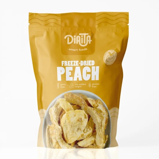 DIAITA Peach Snack - Лиофилизиран снакс праскови