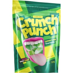 Лиофилизирани бонбони Crunch Punch LEMON LIME STARBALLS,50 гр