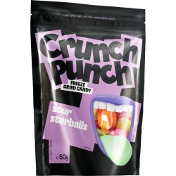 Лиофилизирани бонбони Crunch Punch SOUR STARBALLS,50 гр