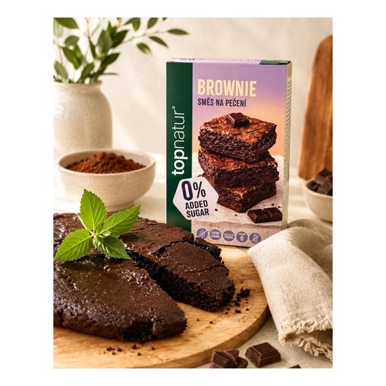 TOPNATUR Готов микс за брауни,нисковъглехидратен, без захар, глутен,лактоза,300 гр 2