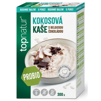 TOPNATUR Пробио кокосов пудинг с белгийски шоколад XXL, 300 гр