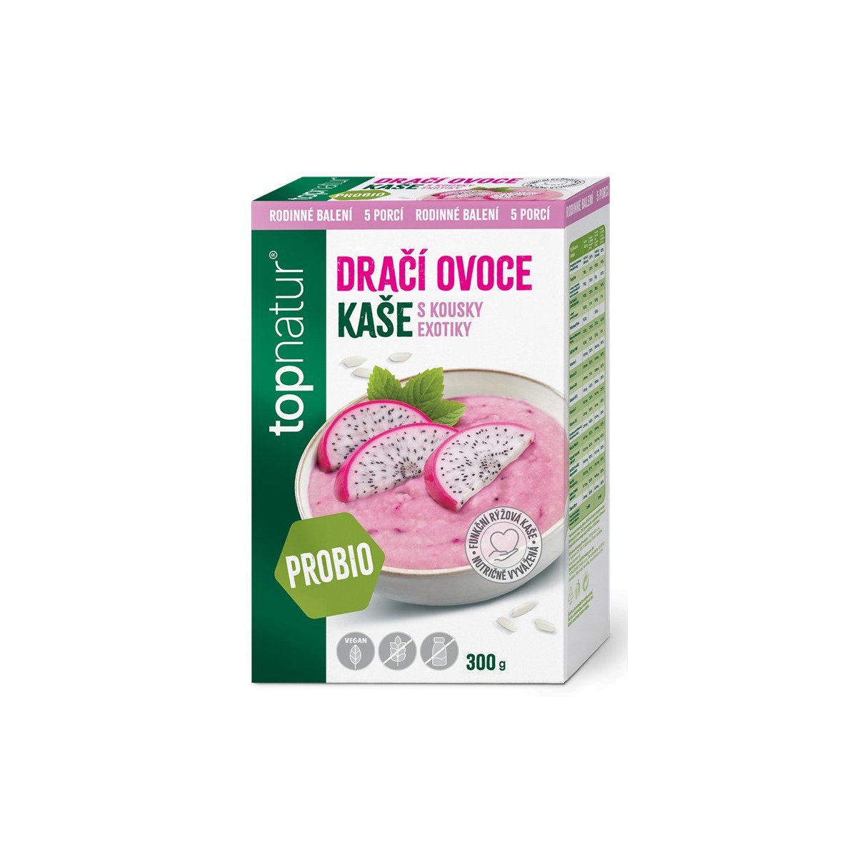 TOPNATUR Пробио пудинг с драконов плод XXL, 300 гр