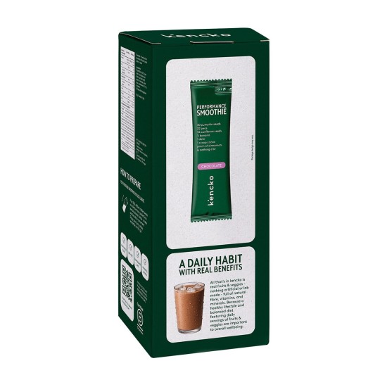 Стартов пакет Голям шейкър + Лиофилизирано смути Kencko Performance Smoothie Chocolate, 1 бр.  2