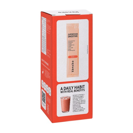 Стартов пакет Голям шейкър + Лиофилизирано смути Kencko Superfood Smoothie Reds, 1 бр.  2