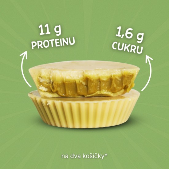 TOPNATUR Протеинови купички с бял шоколад и крем от шамфъстък 2x21 г 2